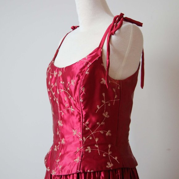 90's Gunne Sax Ball Gown - Picture 7 of 9